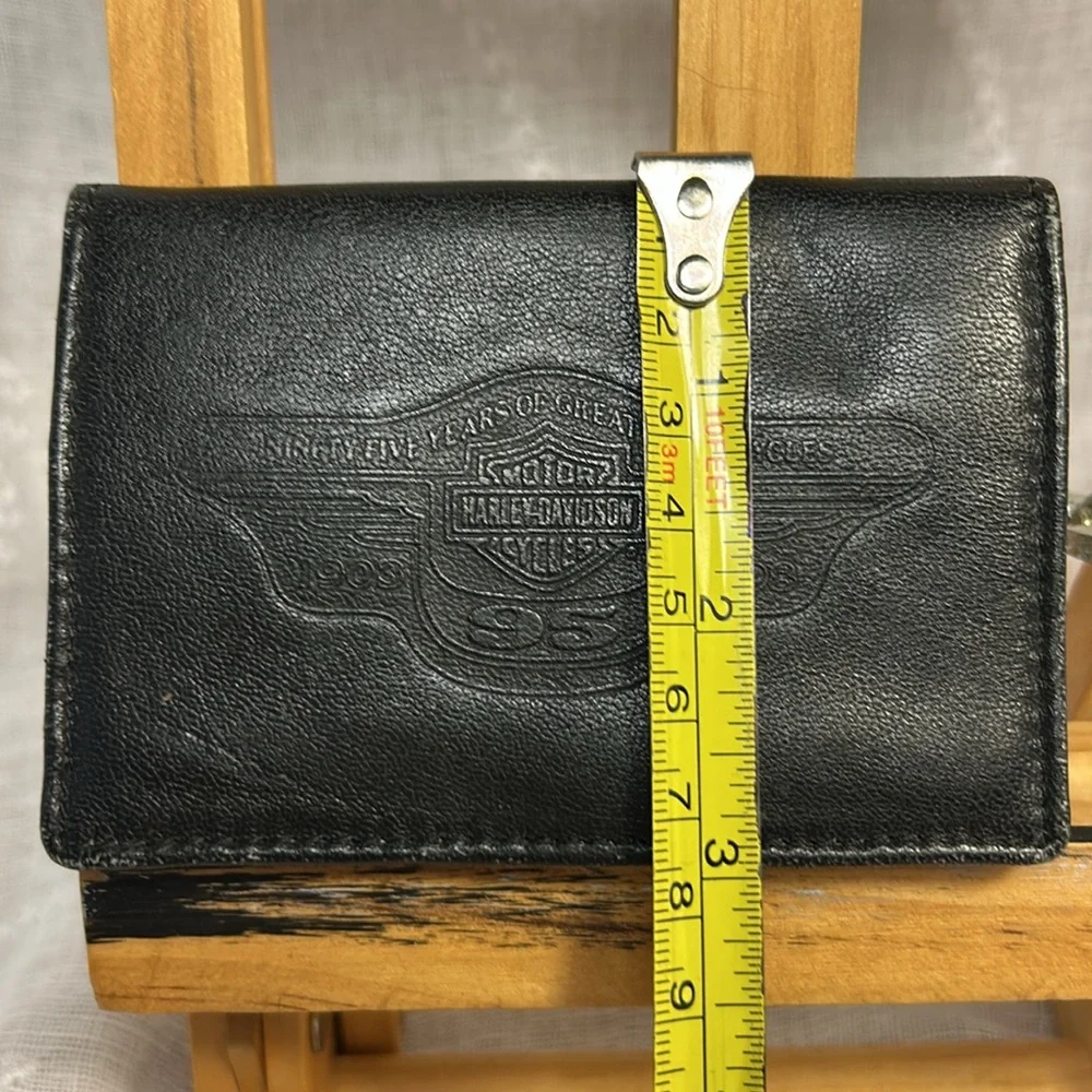 Harley-Davidson vintage rare leather bifold wallet
